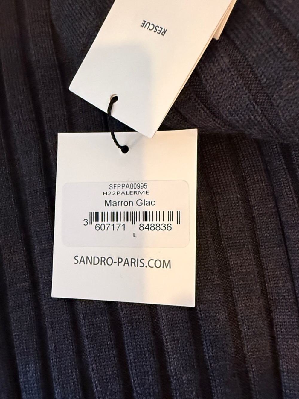 Sandro Rib Wool-Blend Pant
NWT
Size 40 (m/l) - Picture 3 of 4